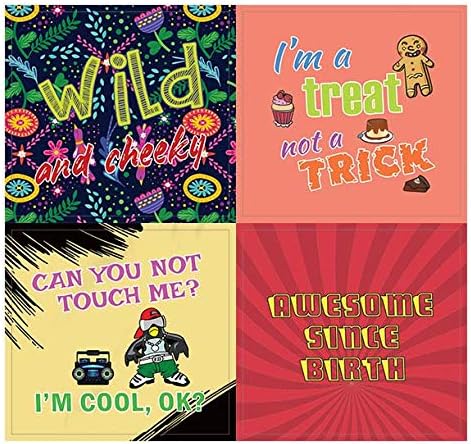 Creanoso Cheeky and Funny Stickers Series 3 (10-Sheet) - Total 120 pcs (10 X 12pcs) Individual Small Size 2.1 x 2. in, Waterproof, Unique Themes Designs, Any Flat Surface DIY Decoration Art Decal