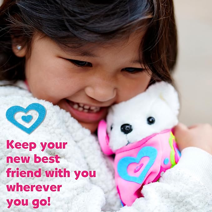 Creativity for Kids Designer Doggie: DIY Plush Toy Dog and Carrier Purse - Arts and Crafts for Girls Ages 4-5+, Toddler Activities and Toys for Girls, Gifts for Kids