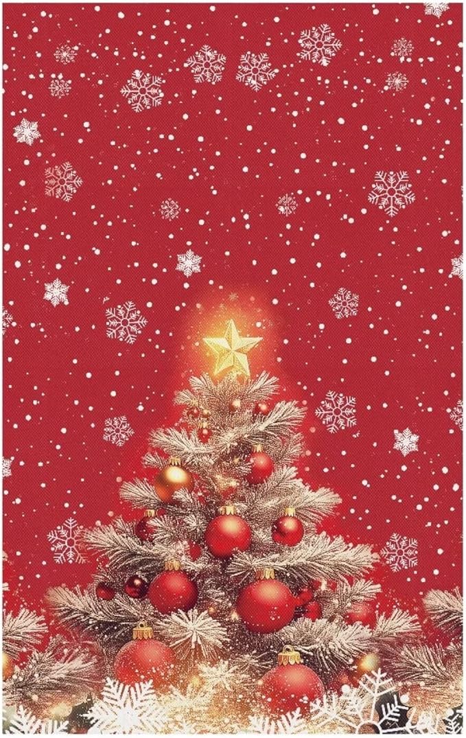 Christmas Decorations Xmas Tree Recliner Headrest Cover for Recliners Breathable Sofa Head Protector for Home Couch Loveseats Decoration 3pcs
